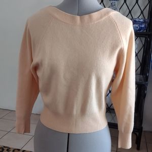 Pendleton Wool Alpaca Blend Apricot Sweater